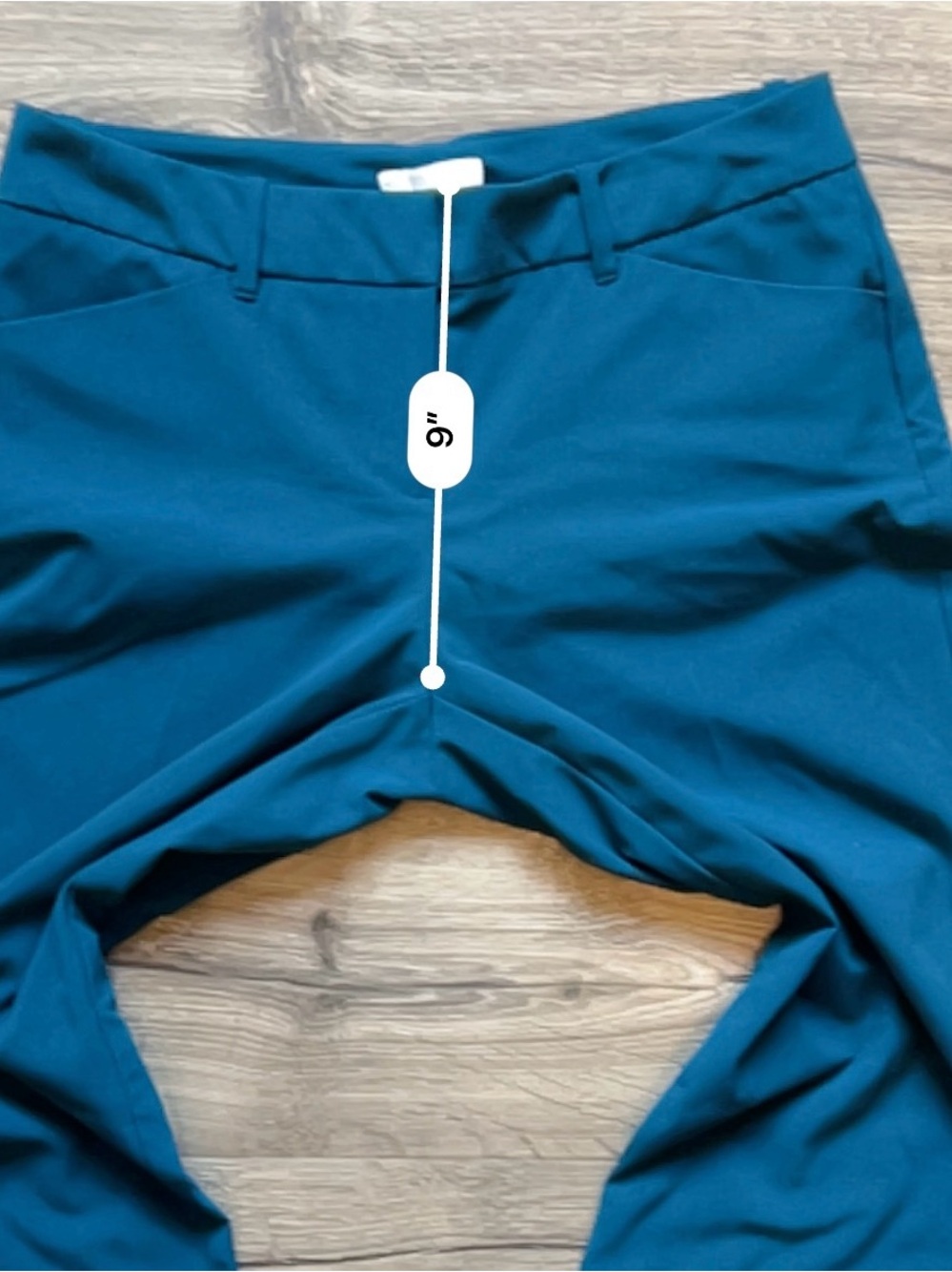 New York & Company Teal Wide Leg Dress Pants - Picture 6 of 8